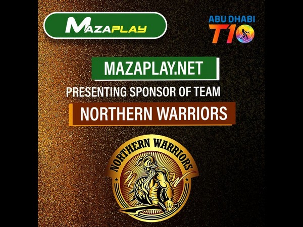 Mazaplay.net has been awarded as the presenting sponsor of team Northern Warriors for Abu Dhabi T10 league 2022 season 6