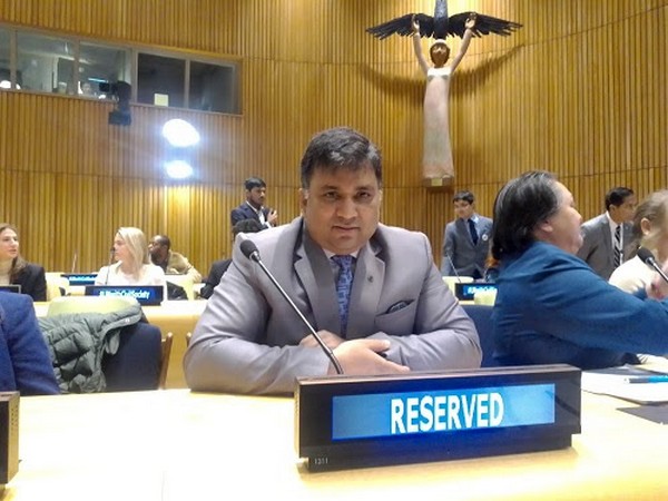 Binod Anand speaking at UN Meet