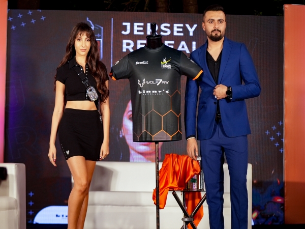 Nora Fatehi unveils the New Jersey