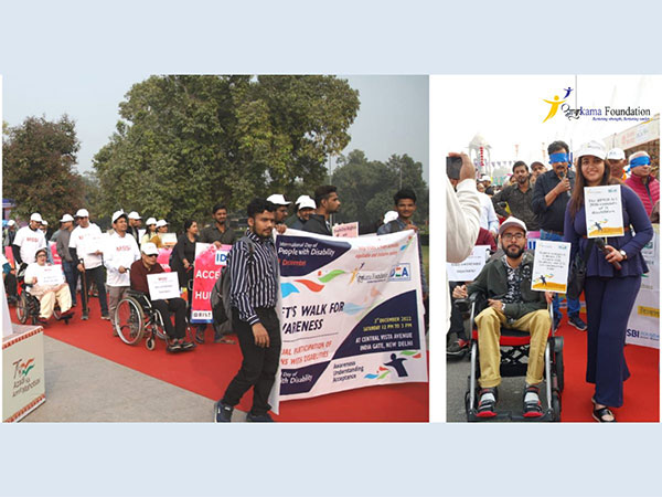 Awareness walk advocating inclusion of Persons with Disabilities in society initiated by Ayushkama Foundation on December 3 at India Gate, New Delhi