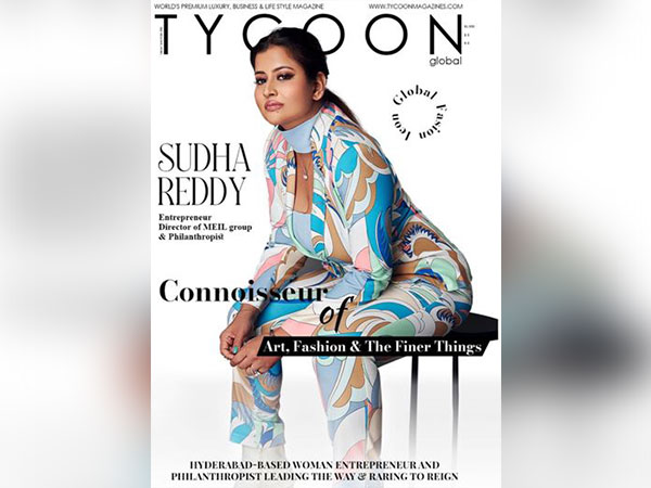 Hyderabad's Impresario Sudha Reddy graces Tycoon Global Cover
