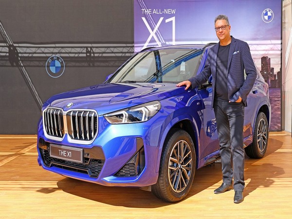 Vikram Pawah, President, BMW Group India at the launch of the BMW X1