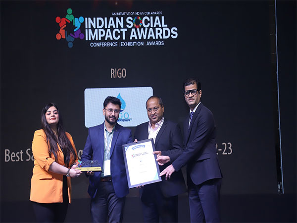 Rigo Water Filtration wins Indian Social Impact Award