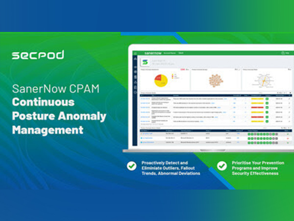 SecPod introduces the 'SanerNow Continuous Posture Anomaly Management (CPAM)' product, a revolutionary new invention for managing IT attack surfaces