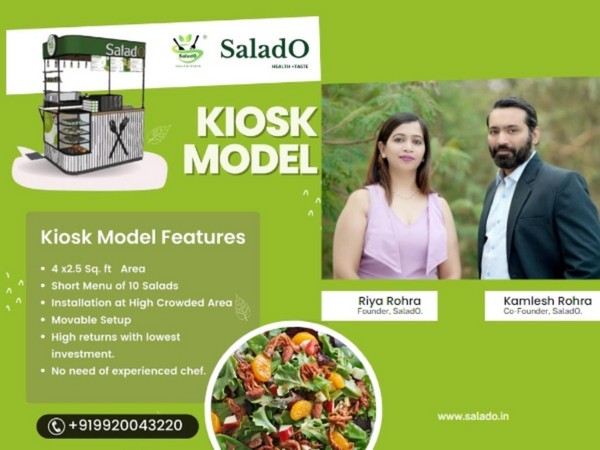 SaladO - The biggest salad brand in India to come up with Kiosks Pan India this February