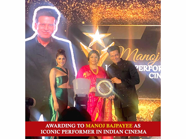 Awarding to Manoj Bajpai as iconic performer in cinema