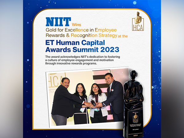 NIIT Bags Gold for Excellence in Employee Rewards and Recognition Strategy at ET Human Capital Awards 2023