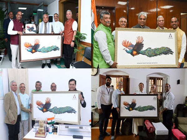 Athachi management team, led by Chairman Raju N Subramanian and Managing Director Dr Vishwanath N Subramanian, meeting the Hon'ble Union Ministers while showcasing the 'Trust Nature™' philosophy.