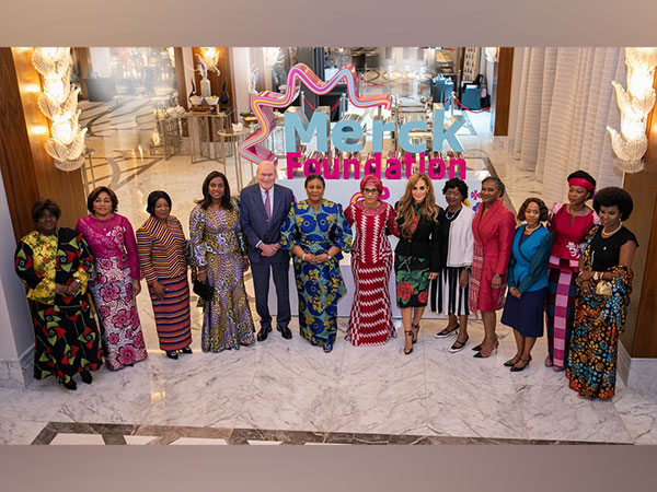 Senator, Dr Rasha Kelej, CEO of Merck Foundation with African First Ladies