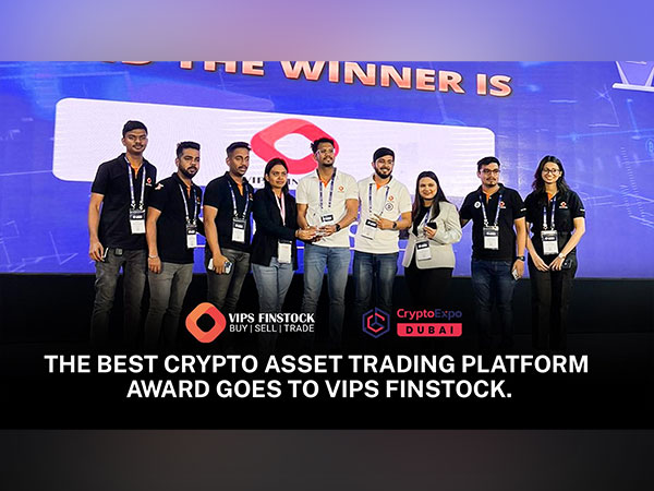 VIPS Finstock recognised as "The Best Crypto Asset Trading Platform" at Crypto Expo Dubai, 8-9 October 2023
