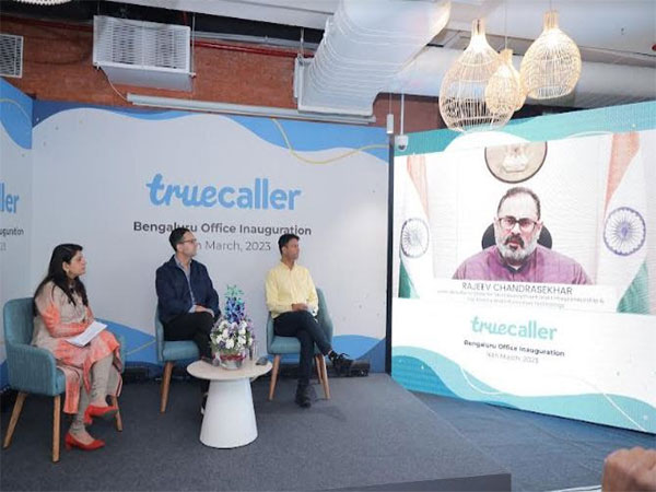 Minister of State for Skill Development and Entrepreneurship & Electronics, Information Technology, Rajeev Chandrasekhar inaugurates Truecallers largest office in India
