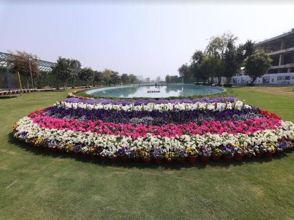 Flower Show organised at Central Park Flower Valley, Sohna