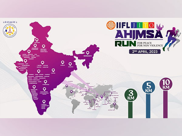 IIFL aims World Record with IIFL JITO Ahimsa Run on April 2 in 23 countries and 65 cities in India
