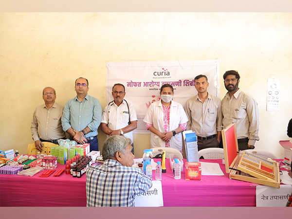 Curia's CSR Initiative for healthcare awareness to set up medical check-up camps for rural community