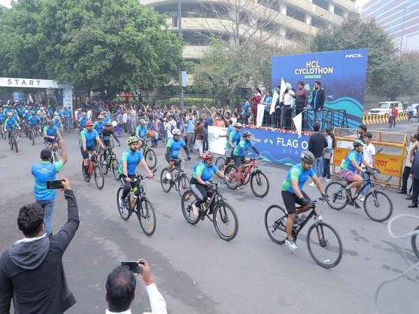 First Edition of HCL Cyclothon in Noida successfully concludes with over 1300 Cycling Enthusiasts participating in the event