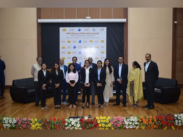 P&G Shiksha Betiyan Scholarship fellows with senior dignitaries from P&G India and National Institute of Industrial Engineering