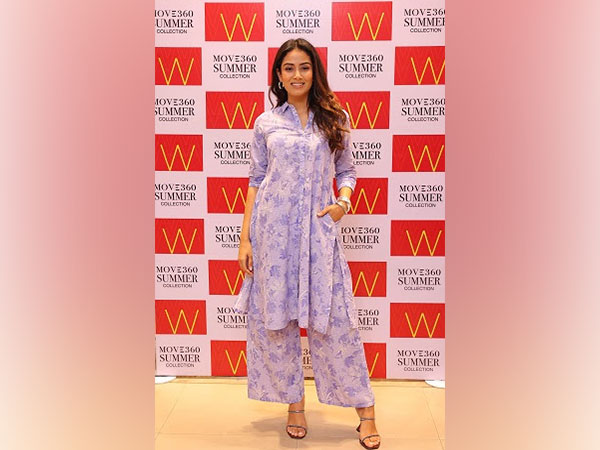Mira Kapoor flaunts the W Move360 Lilac Co-ord set from the latest spring summer collection
