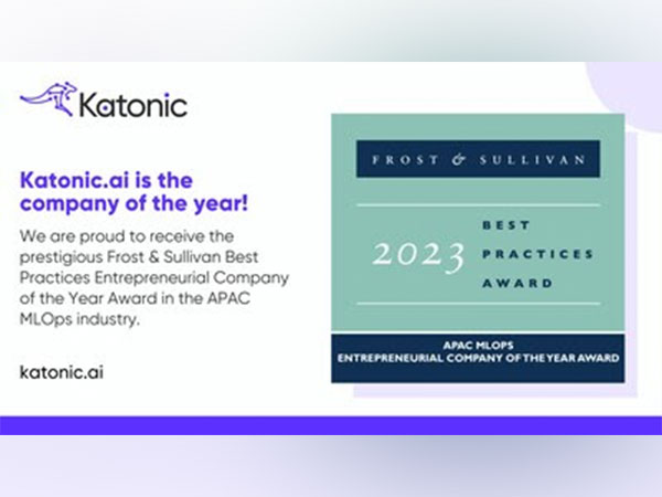 Katonic.ai wins Frost and Sullivan's best MLOps Company of the Year award