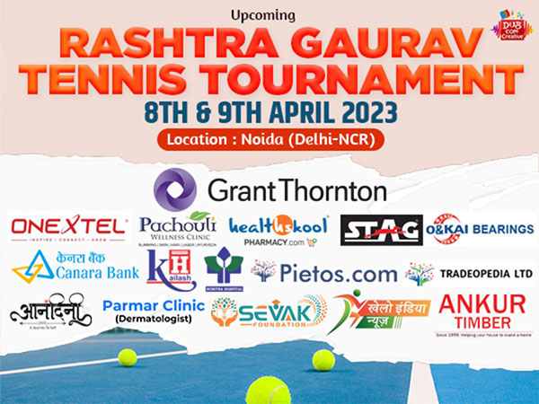 Announcing Rashtra Gaurav Tennis Tournament Results held on 8th and 9th April 2023 at Noida