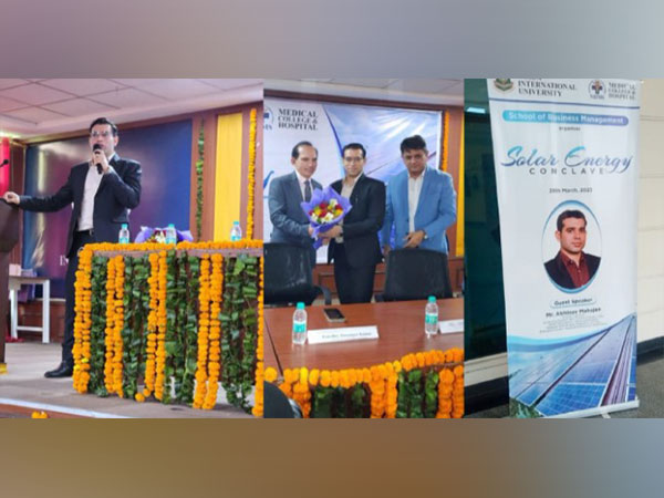 Abhinav Mahajan, Director of IB Solar, Inspires Young Minds at Solar Energy Conclave 2023