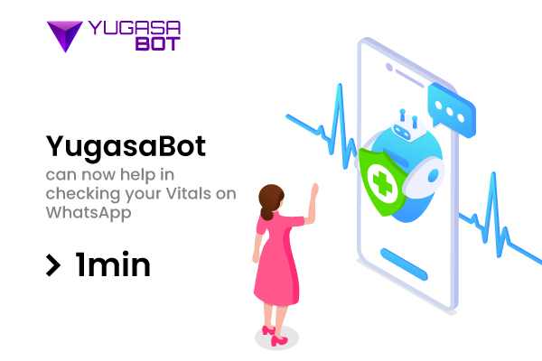 YugasaBot launches a new feature to check vitals while talking to the Chatbot