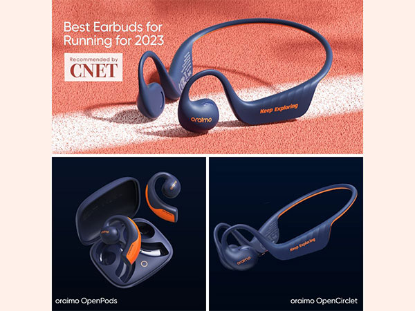 Experience the future of audio with oraimo's Open-Ear Headphones