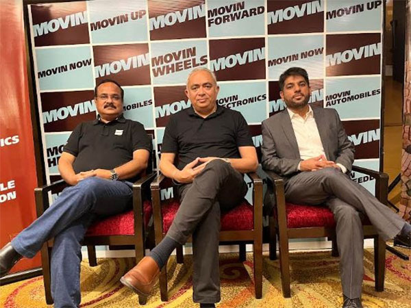 Left to right: Anil Seshagiri, VP Operations, JB Singh, Director, Sudipto Roy, VP Commercials of MOVIN Express at the launch of Chennai Hub