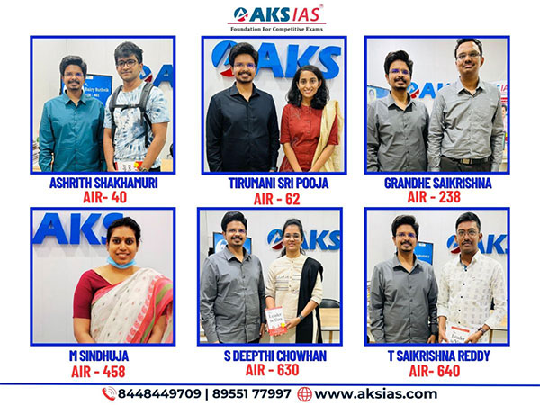 30+ IAS Officers from AKS IAS Academy Hyderabad in UPSC Civils Results 2022-23. Top UPSC Coaching Centre in Hyderabad