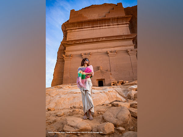 Janhvi exploring Hegra, Saudi Arabia's first UNESCO World Heritage Site