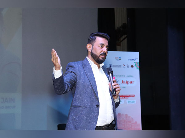 Amit Jain, CEO  & Cofounder of CarDekho Group at 'Start-up 20' at VGU Jaipur, organized by AIM Rajasthan Network