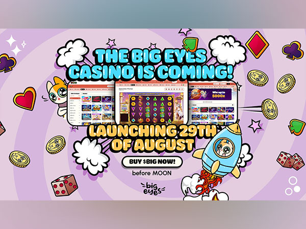 Big Eyes Coin aims to put crypto-verse under Cat's paw as BIG Casino sets August 29 for debut