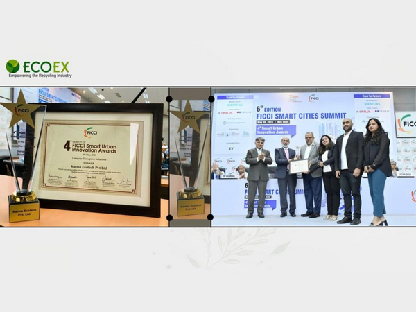 EcoEx bags the Winner Award in the 'Disruptive Solutions' Category at the 4th edition of the FIICI Smart Urban Innovation Awards 2023
