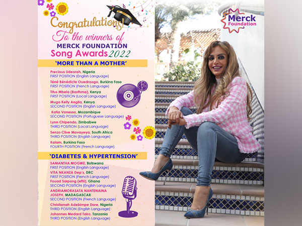 Merck Foundation CEO, African First Ladies announce winners of their SONG Awards 2022 to empower women and girls in education