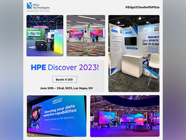 MSys Technologies receives overwhelming response at HPE Discover 23