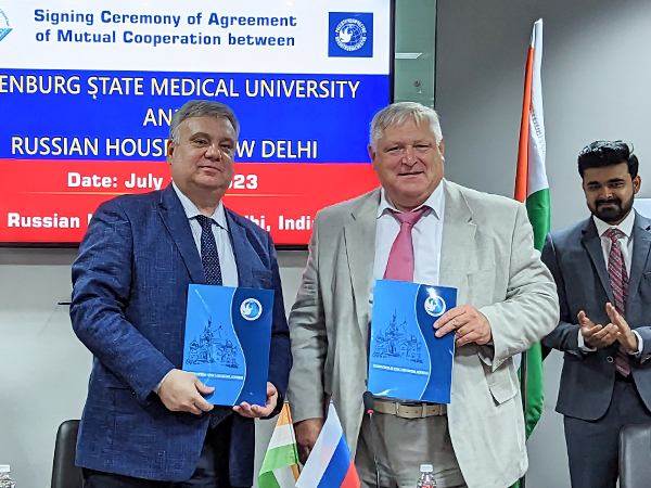 Rector of Orenburg State Medical University Embarks on Fruitful Visit to India, Strengthening Educational Collaborations