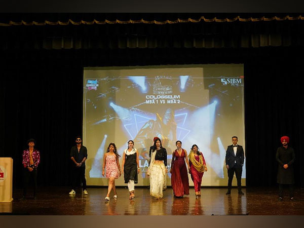 Students of SIBM Pune at Colosseum event