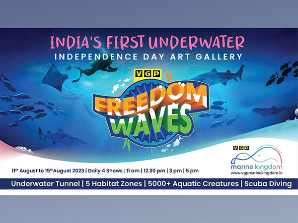 VGP Marine Kingdom Presents VGP Freedom Waves – India’s First Underwater Independence Day Art Gallery