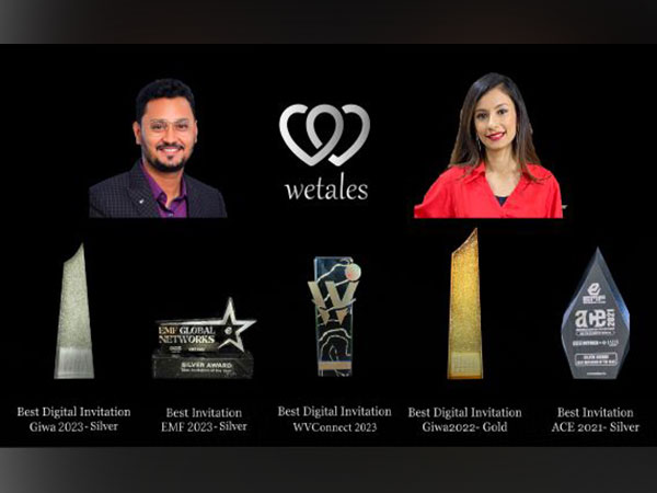 WeTales.in bags several prestigious awards, showcasing innovation and excellence in Digital Invitation Design