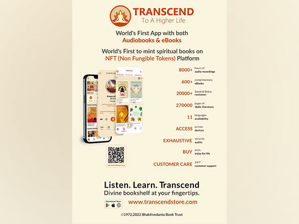 ISKCON Revolutionizes Spirituality with "Transcend": World's First Integrated E-Library App