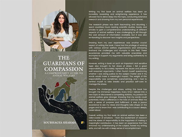 Youngest Philanthropist of the Year, Soubhagya Sharma, Inspires with New Book 'Guardians of Compassion'