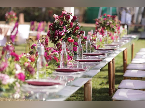 An exquisite table-set up for Weddings at ITC Grand Goa Resort and Spa