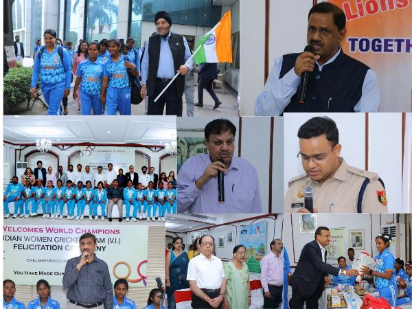 Celebrating Triumph of Indian Women's cricket team (Visually Impaired)
