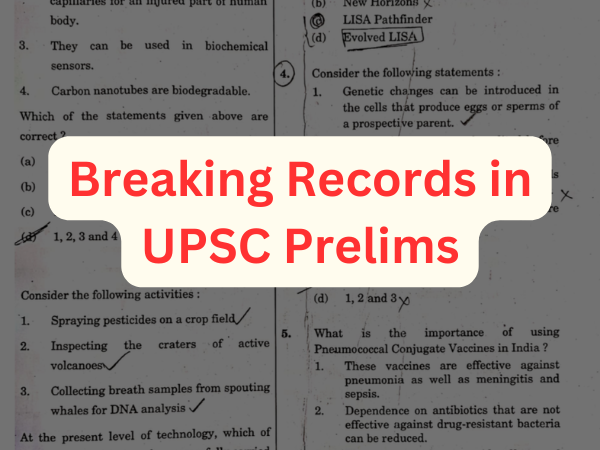 Breaking Records in UPSC Prelims 2023-24: BestCurrentAffairs.com Notes Contribute to 81 Questions