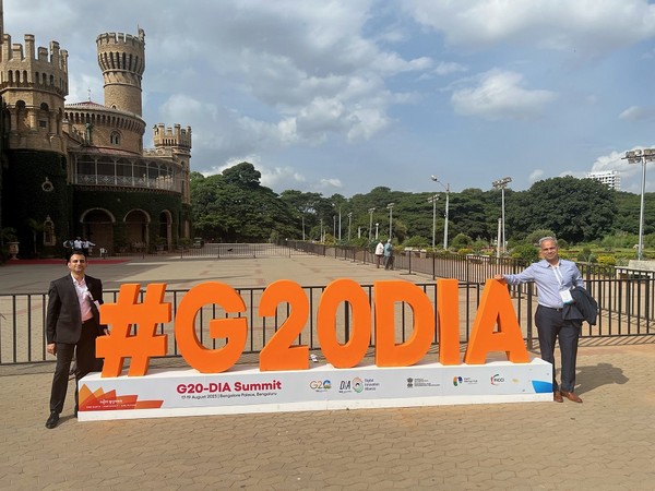 Akshay Mehrotra, Co-Founder and CEO, Fibe and Ashish Goyal, Co-Founder and CFO, Fibe attended the G20-DIA Mega Summit 2023 event in Bengaluru