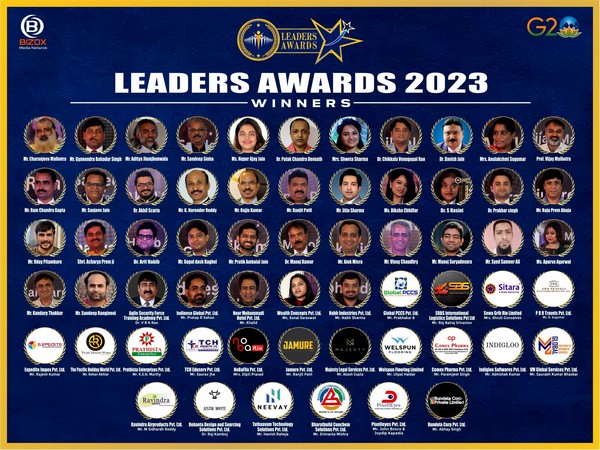 Bizox Media Network organized ‘Leaders Awards 2023, felicitated Top Companies & Individuals