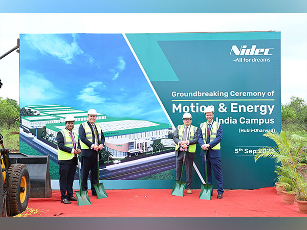 Nidec’s Motion & Energy India holds a “Groundbreaking Ceremony” of its greenfield project in Karnataka India, plans to invest Rs 450 Cr (USD 55M)