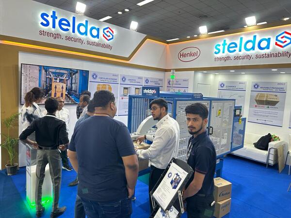 Stelda with its sustainable case packaging solutions at PackPlus 2023