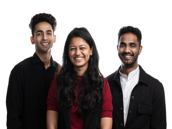 Pixis co-founders, from left, Shubham A. Mishra, Vrushali Prasade and Hari Valiyath