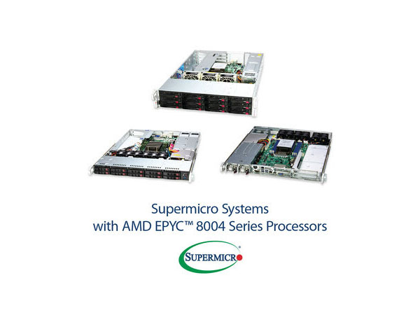Supermicro Introduces a Number of Density and Power Optimized Edge Platforms for Telco Providers, Based on the New AMD EPYC 8004 Series Processor