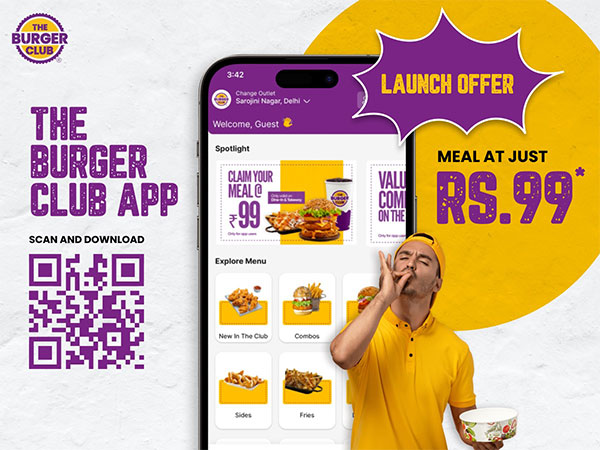 The Burger Club App: Enjoy Delicious Meals for Just Rs. 99